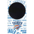 NBA Oklahoma City Thunder Historic Blast Xbox Series S Console Skin